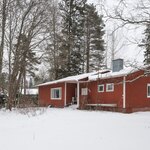 Puurunkoinen asuinrakennus myydään purkukuntoisena.