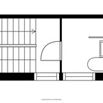 Keskikerroksessa on kylpyhuone