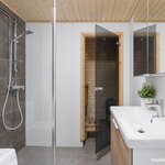 Kylpyhuone ja sauna on uusittu v. 2022