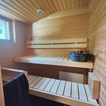 Sauna yläkerrassa
