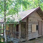 hirsiaitta / puuvaja