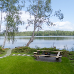 Nuotiopaikka rannassa