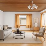 Digistailattu olohuone