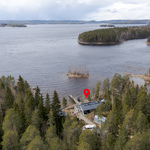 Huvila Päijänteen rannalla