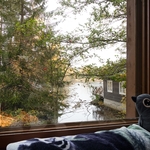 Näkymä olohuoneen ikkunasta