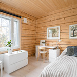 Makuuhuone yläkerrassa