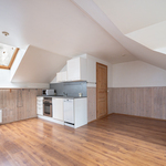 Ullakkohuoneen keittiö