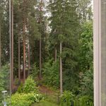 Puistonäkymää parvekkeelta