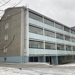 Niiralankatu 18 sisäpihan puolelta