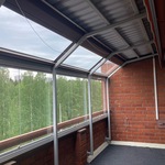 lasitettu parveke