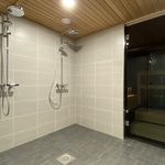 Taloyhtiön sauna/kylpyhuone
