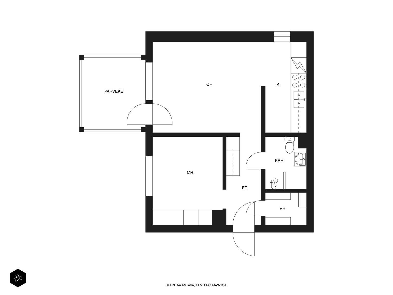 Niitynperänpolku 1-3 - kuva 2