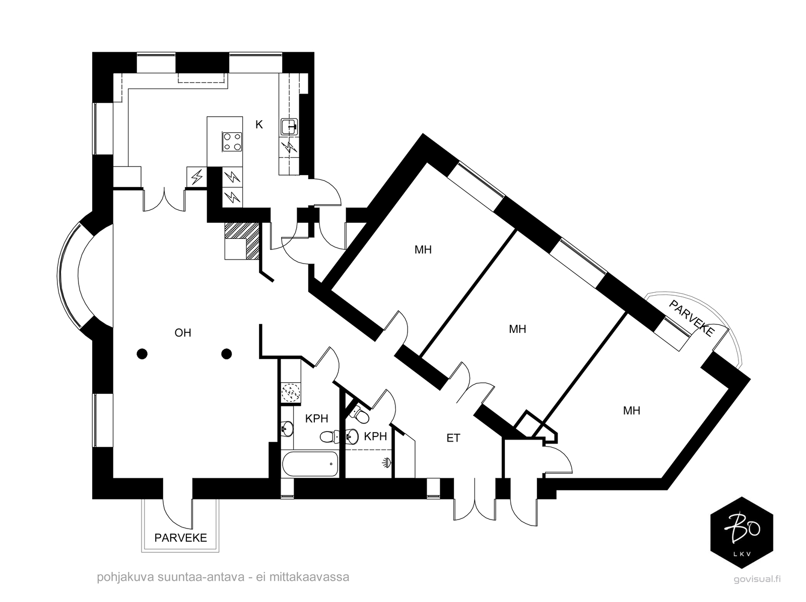 Chydeniuksentie 3-5 - kuva 2
