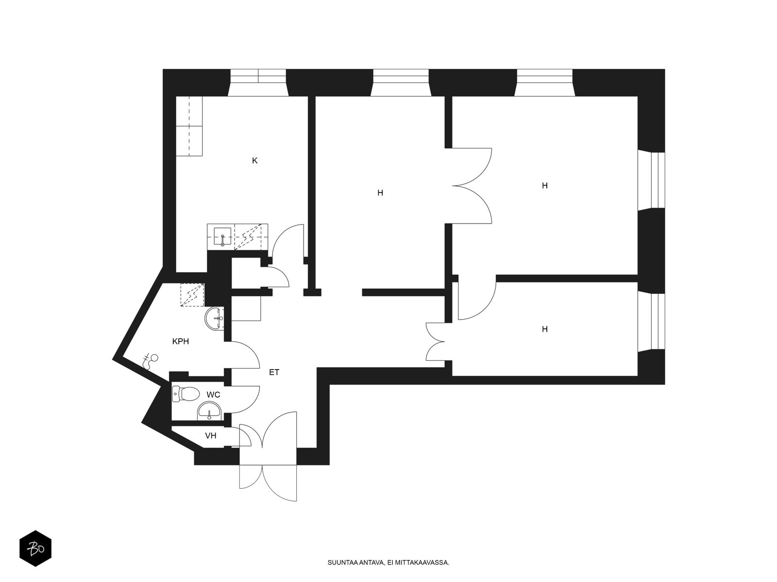 Fredrikinkatu 68 - kuva 2