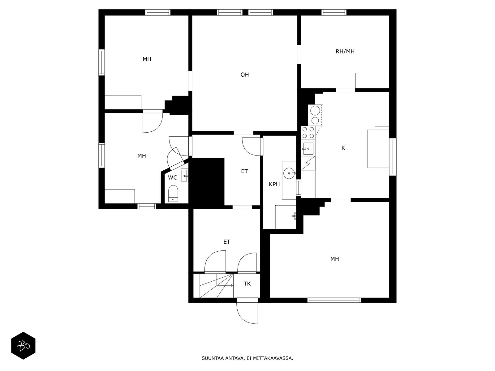 Sibeliuksenbulevardi 25 as. 1 - bild 2