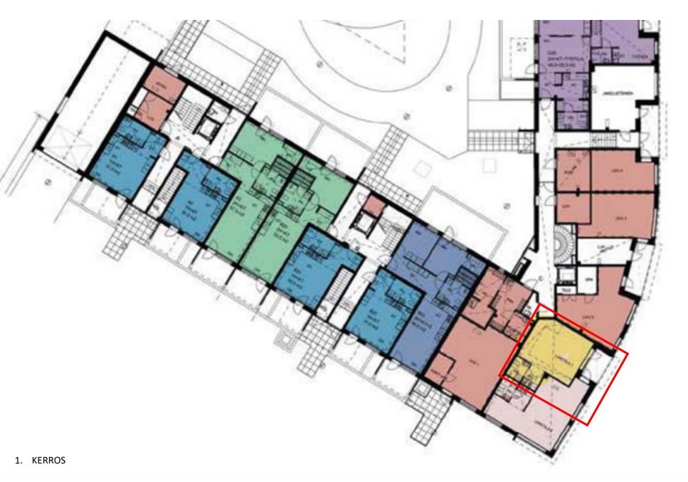 Toimitilan pohjakuva osoitteessa Maakirjantie 1, Espoo (Suurpelto)