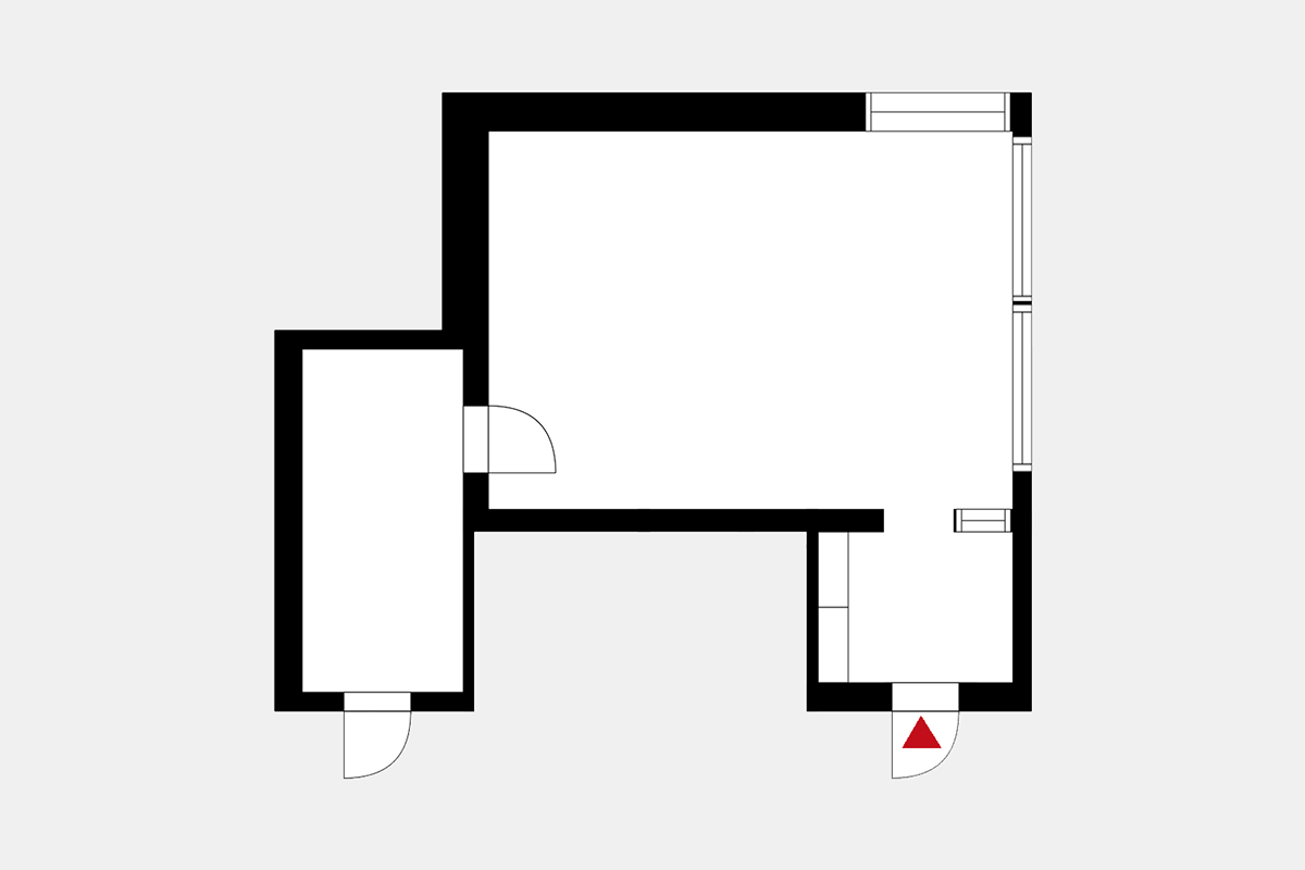 Toimitilan pohjakuva osoitteessa Linnoitustie 2a, Espoo (Leppävaara)