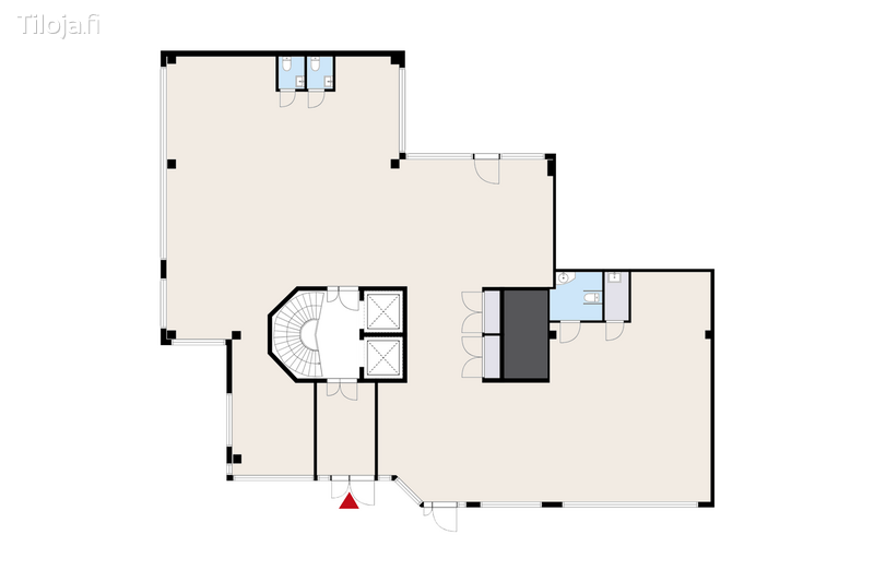 Toimitilan pohjakuva osoitteessa Kaupintie 5, Helsinki (Lassila)