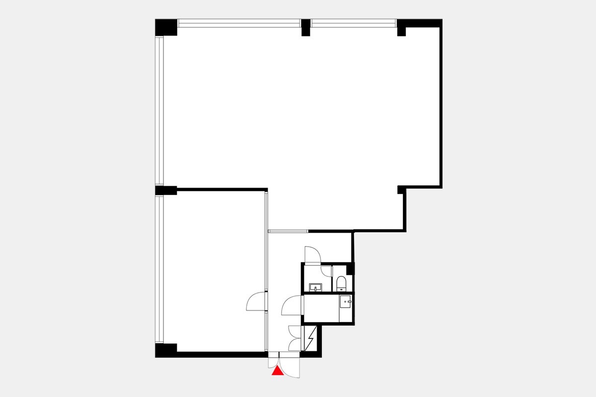 Toimitilan pohjakuva osoitteessa Kutojantie 11, Espoo (Kilo)