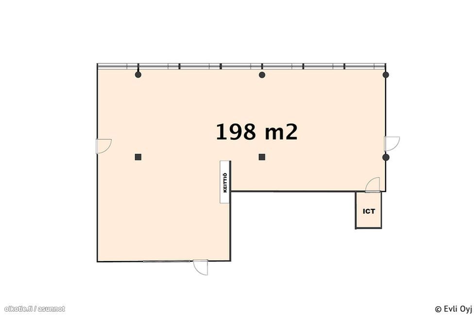 Toimitilan pohjakuva osoitteessa Metsänpojankuja 1 , Espoo (Pohjois-Tapiola)