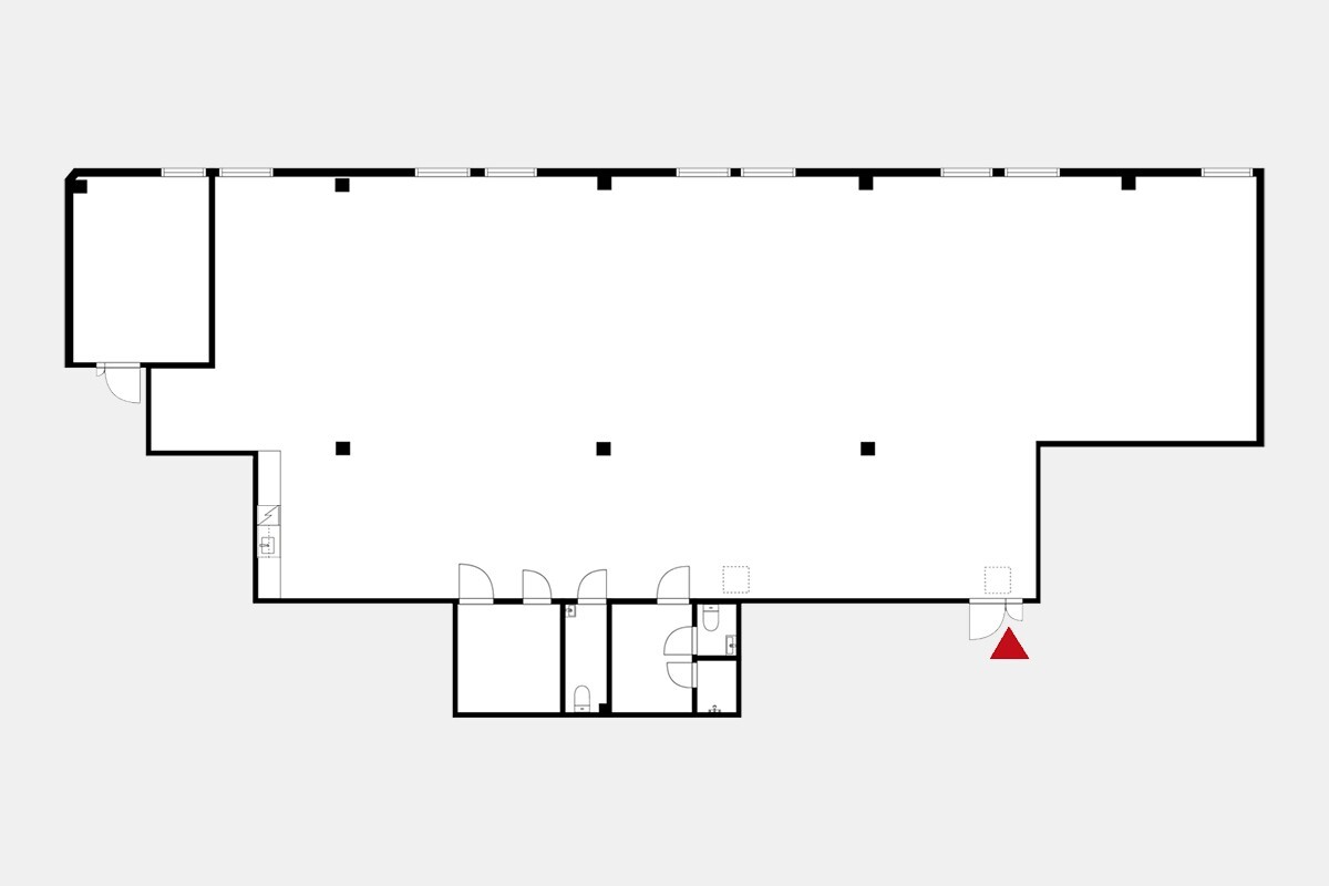 Toimitilan pohjakuva osoitteessa Olarinluoma 12 , Espoo (Olarinluoma)