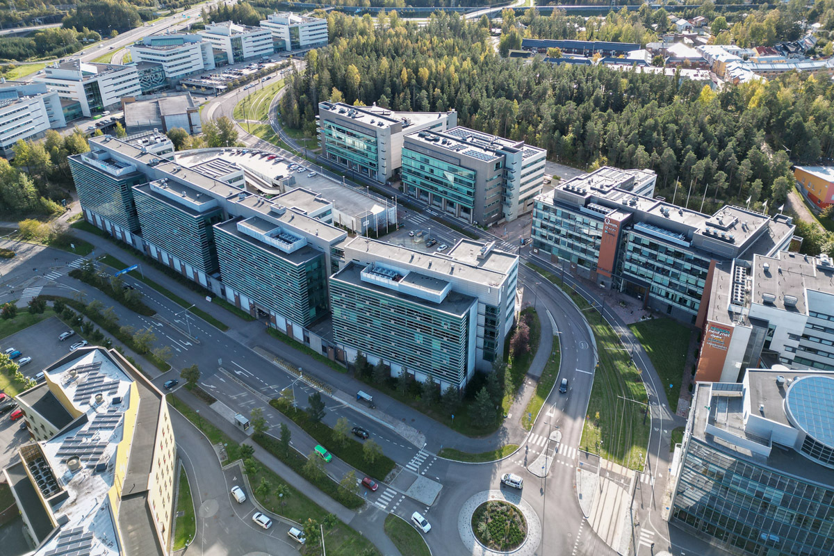 Kuva toimitilan julkisivusta osoitteessa  Linnoitustie 5 , Espoo (Leppävaara)