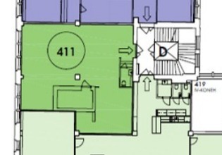 Toimitilan pohjakuva osoitteessa Pursimiehenkatu 29-31, Helsinki (Punavuori)