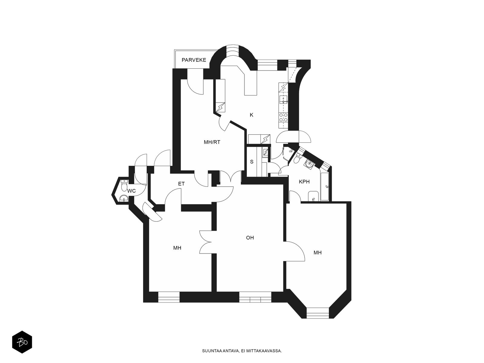 Pohjoinen Rautatiekatu 17 - kuva 2