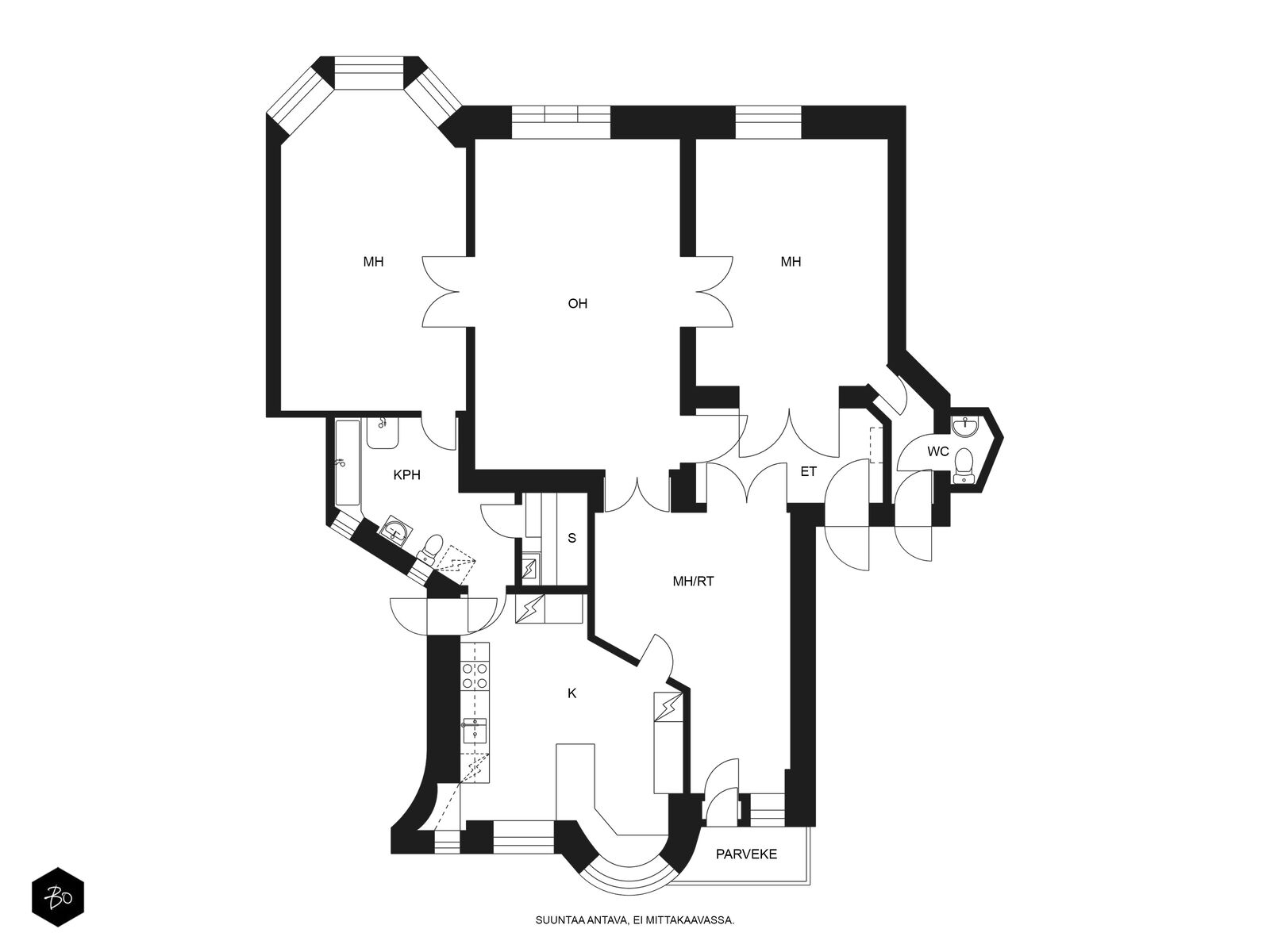 Pohjoinen Rautatiekatu 17 - kuva 2