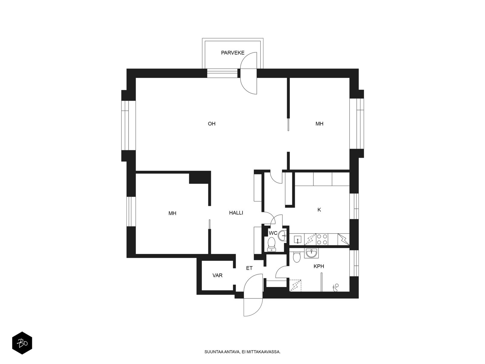 Onkiniemenkatu 3 - kuva 2