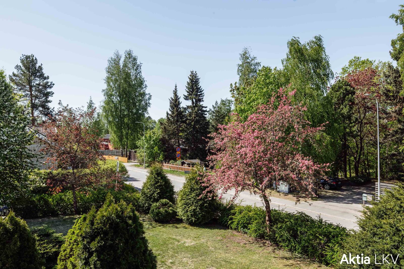 näkymä Kirvestielle