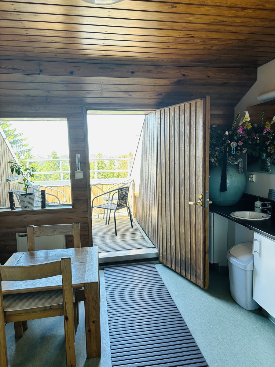 Taloyhtiön saunan tiloja