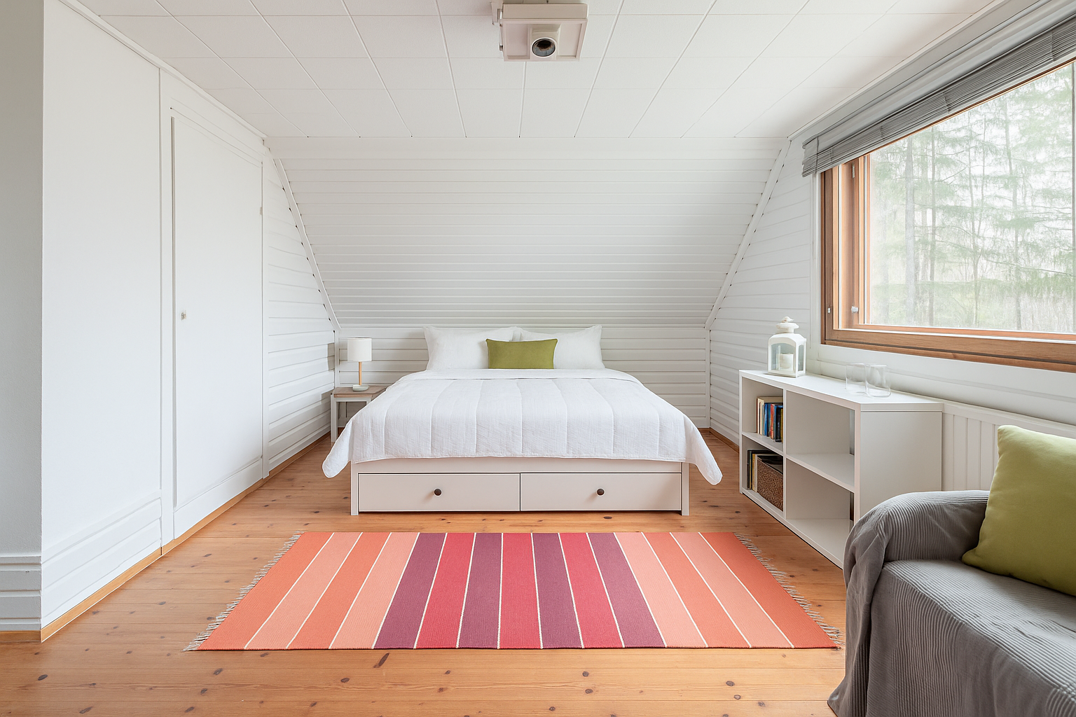 Digistailattu yläkerran huone