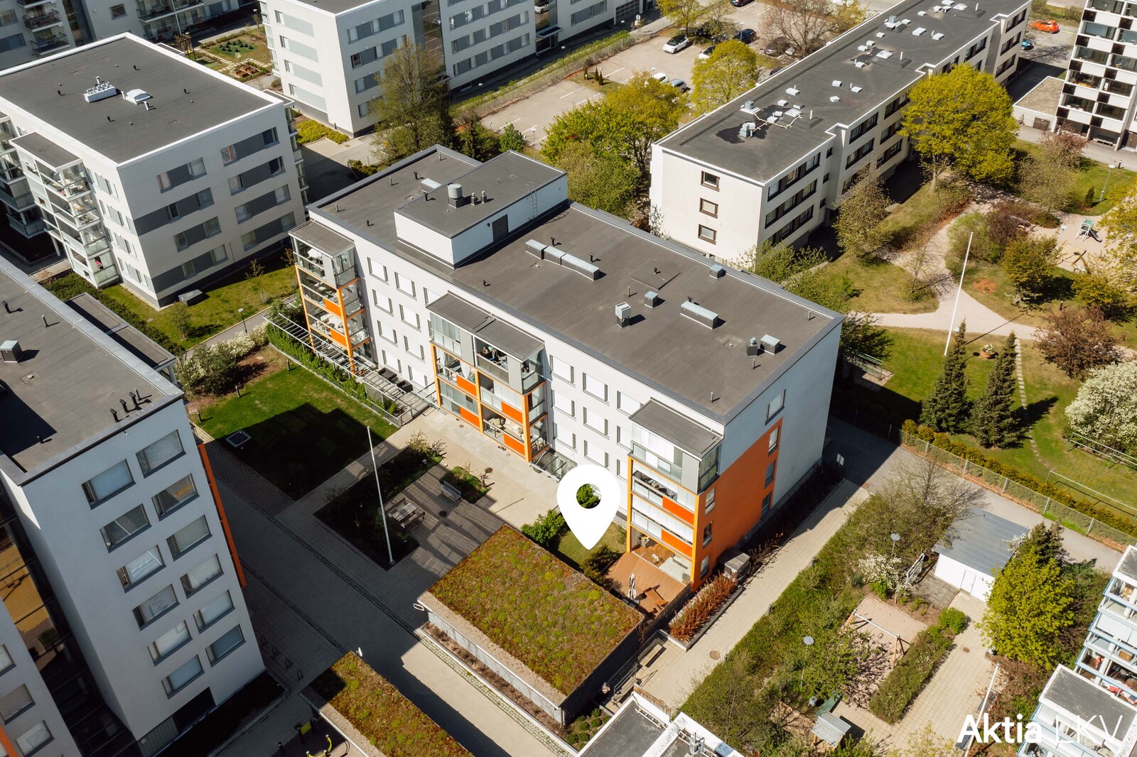 Rauhallinen alue, ei autoliikennettä