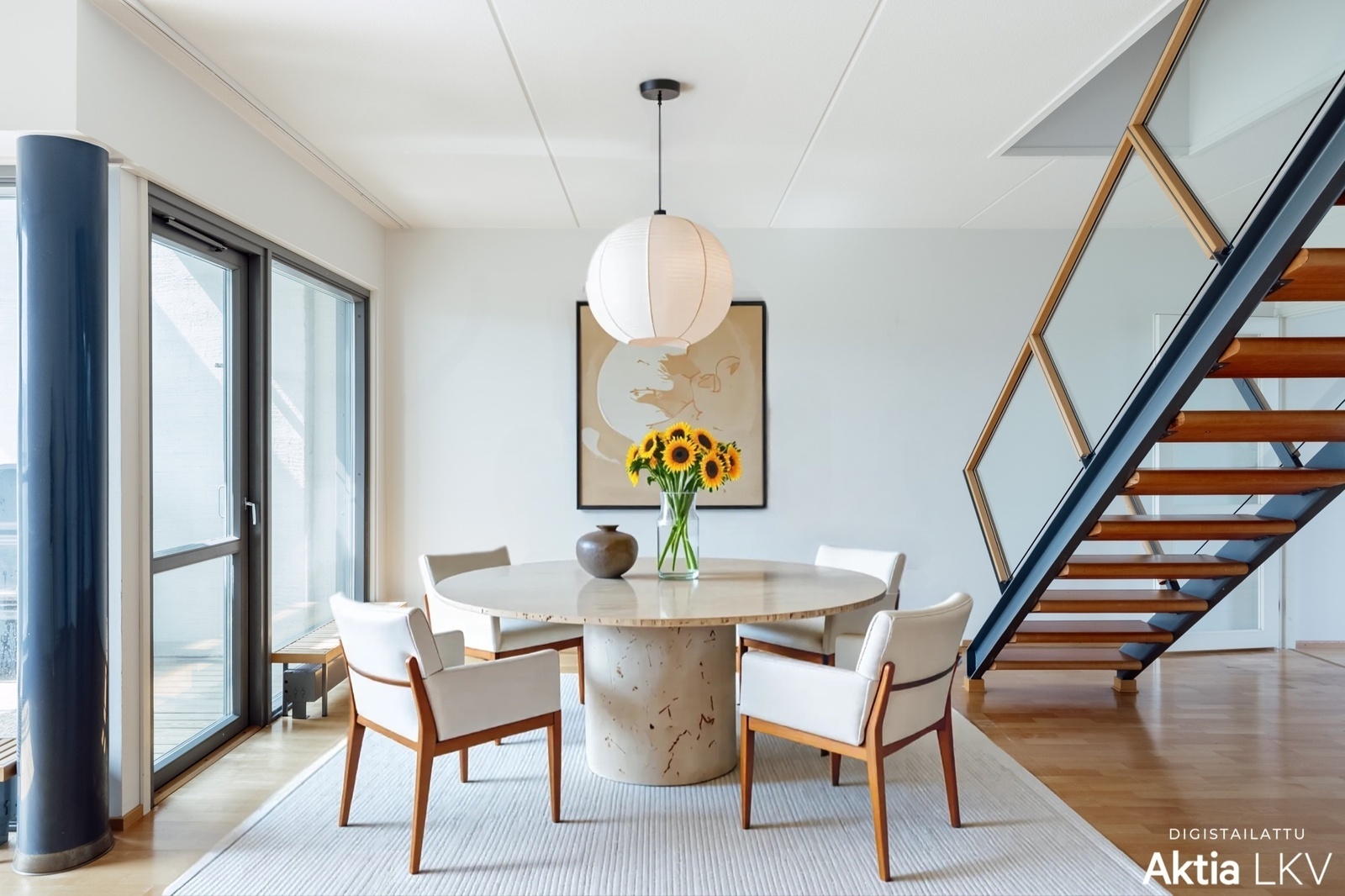 Digikuvana ruokailutila