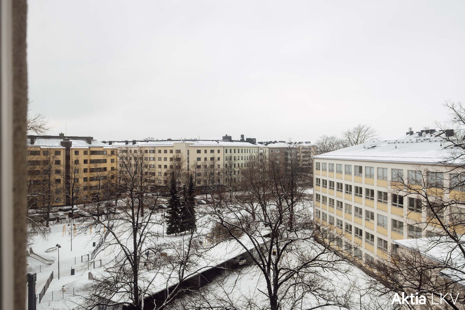 Avarat näkymät etelään