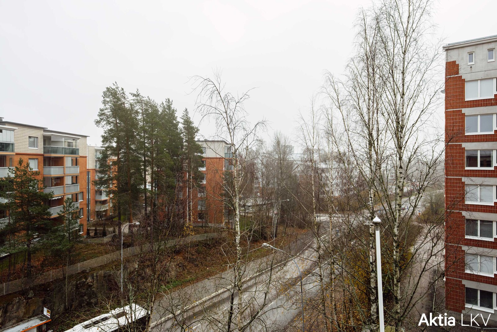 Syksyinen maisema parvekkeelta