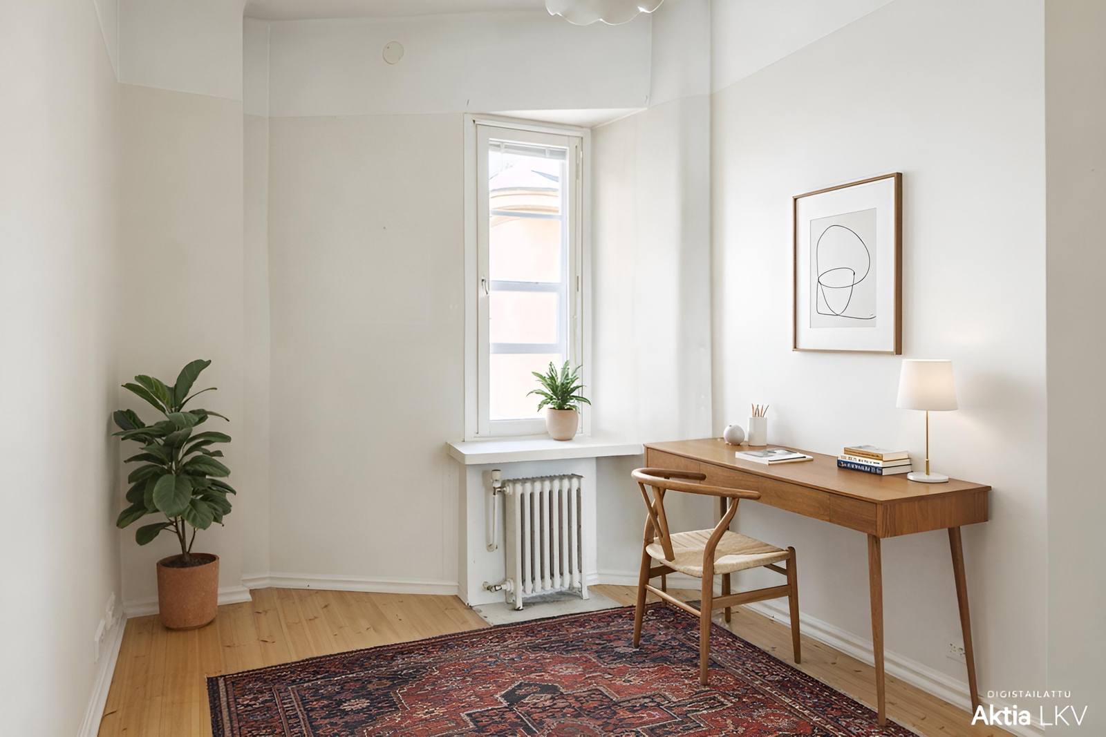 Ns palvelijanhuone voi olla lasten-, vieras- tai  työhuone