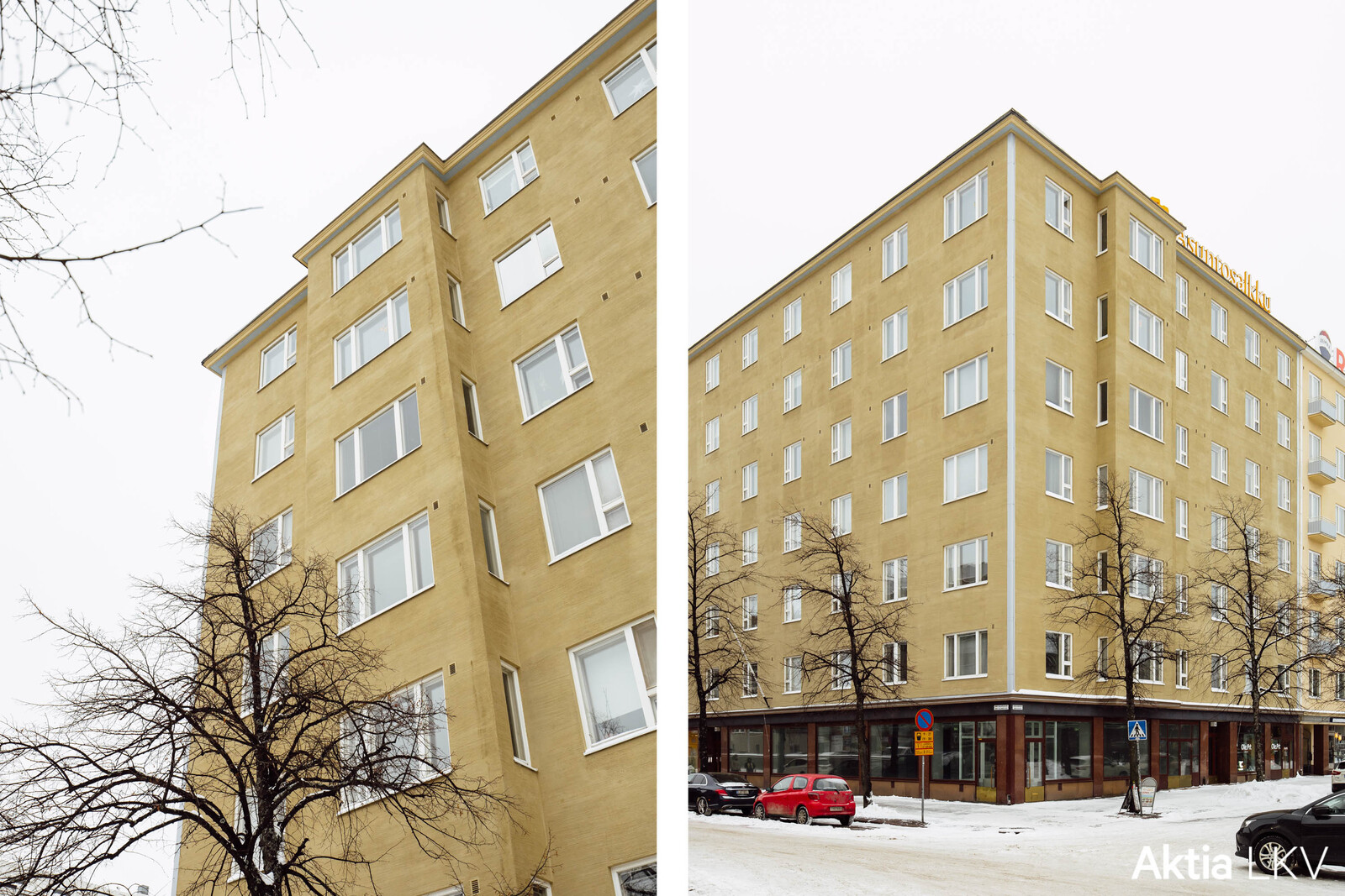 Kolmannen kerroksen päätyhuoneisto