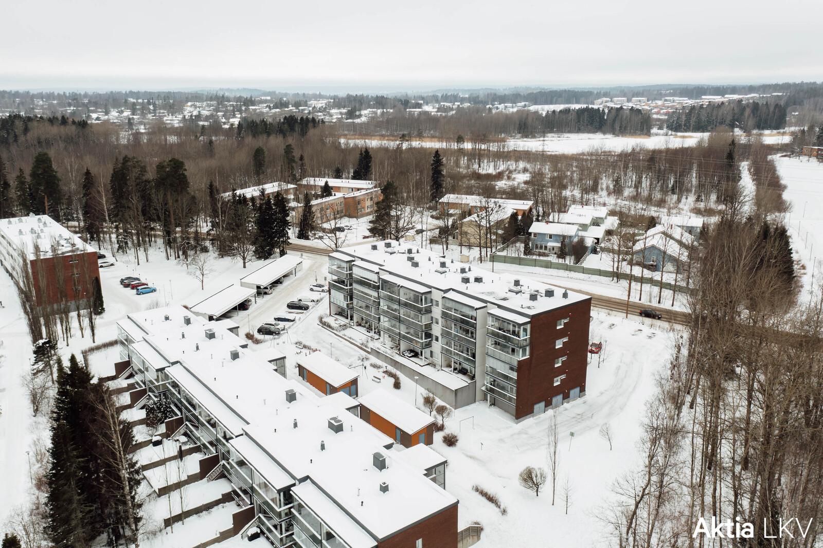 Maisema pohjoisen suuntaan