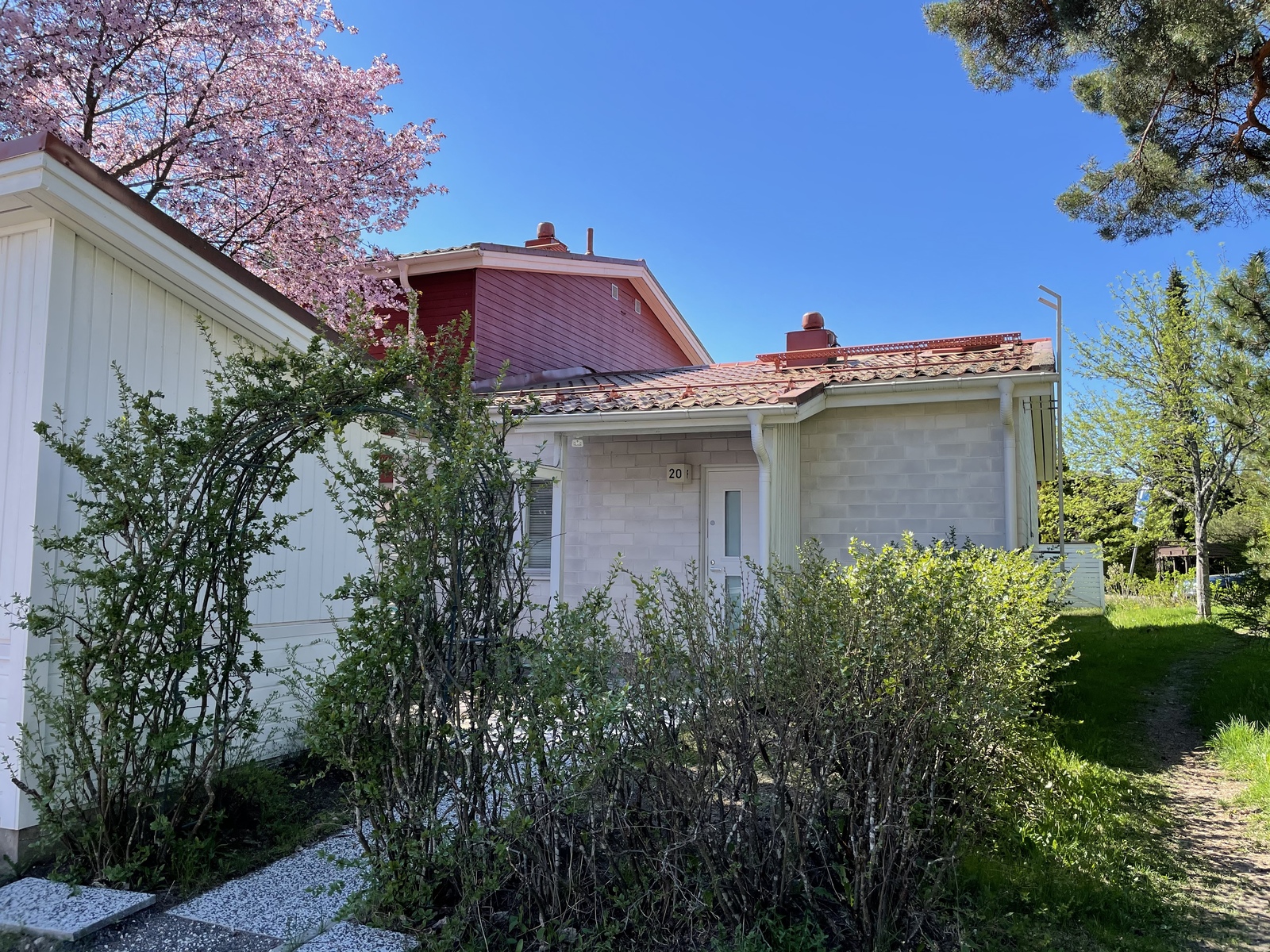 Kesäkuva piha-alueesta