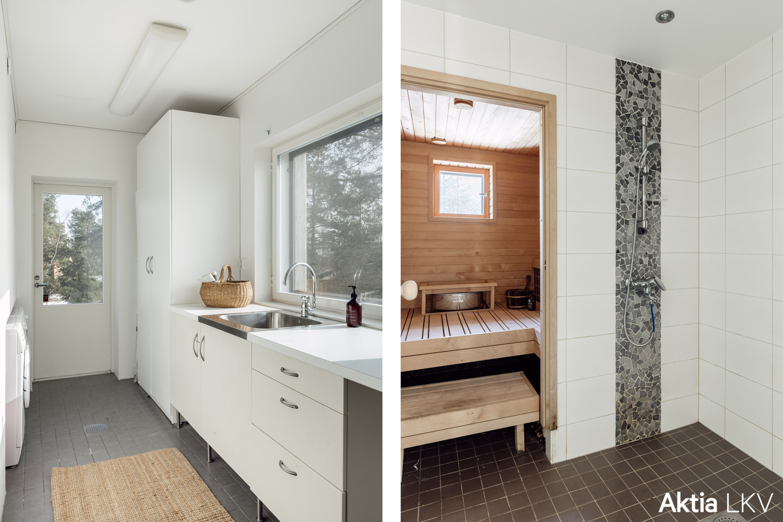 Kodinhoitotila ja saunatilat