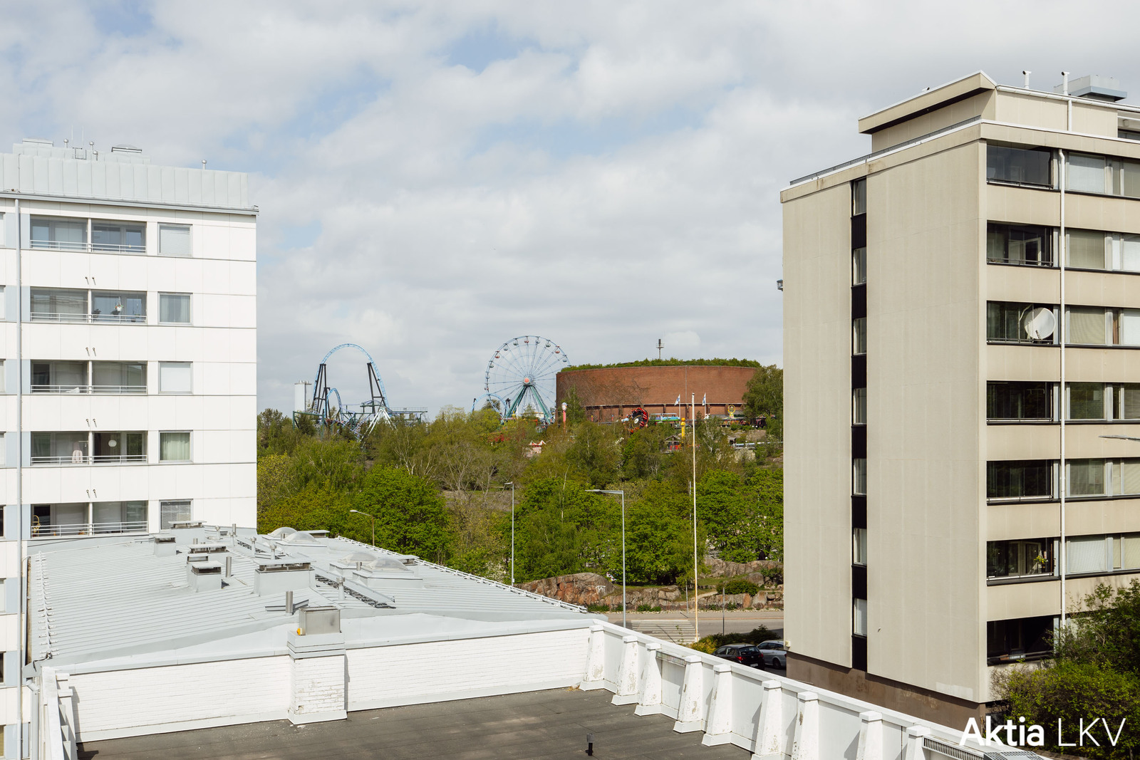 Näkymät huoneiston parvekkeelta