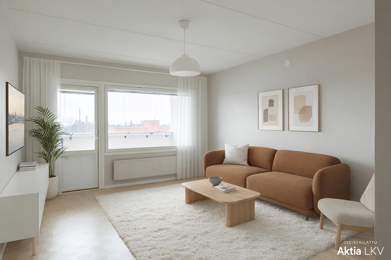 Mallisisustus olohuoneeseen