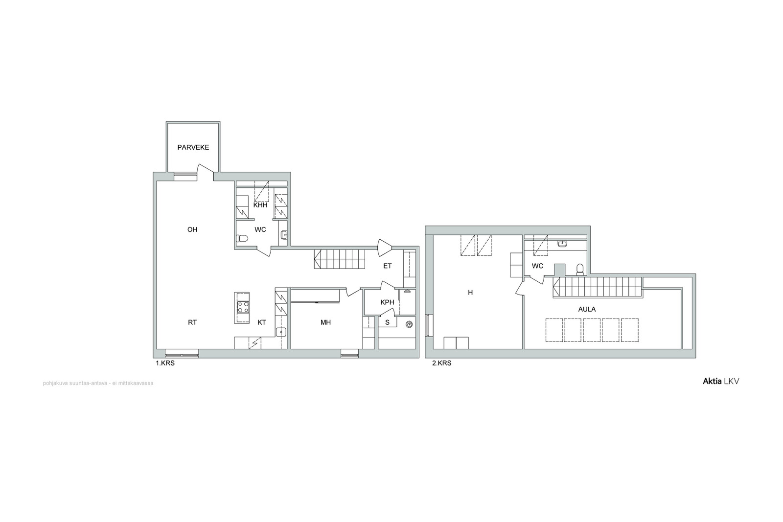 Ohjeellinen - ei mittakaavassa!