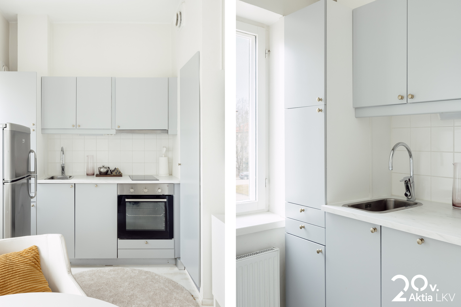 Ikkuna myös keittiössä