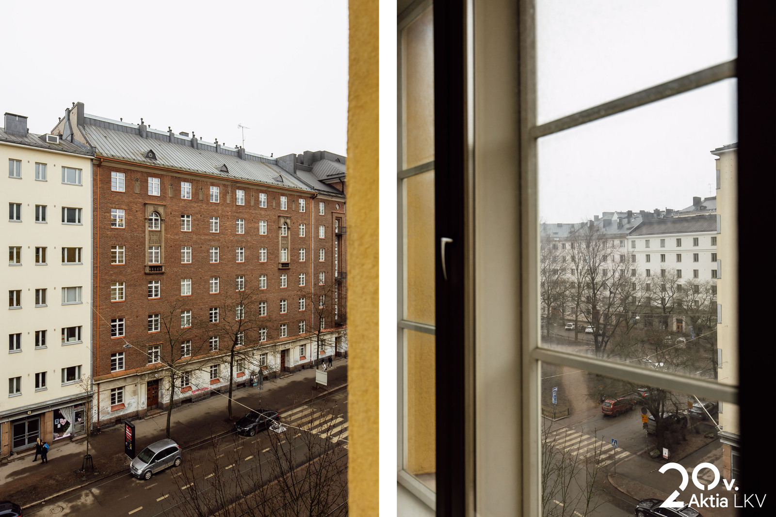 Näkymää toiseksi ylimmästä kerroksesta