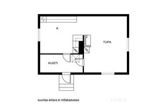 Lähdeojantie 15, Janakkala (Jokimaa), Kuva 2, esikatselu, Pohjapiirros