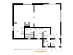Karhuniementie 532, Kouvola (Jaala), Kuva 6, esikatselu, Pohjapiirros