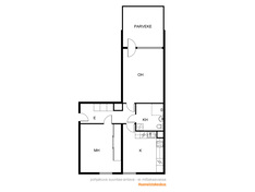Kauppakartanonkatu 8, Helsinki (Itäkeskus), Kuva 4, esikatselu, Pohjapiirros